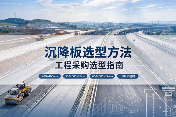江海沉降板选择方法