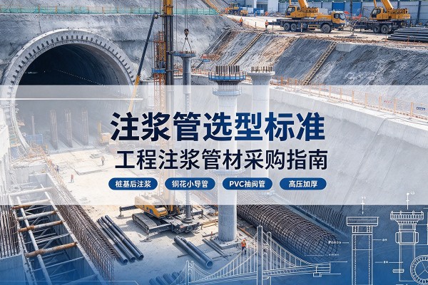 江海注浆管选型标准