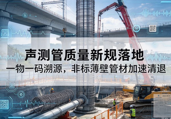 江海声测管质量新规落地，一物一码溯源，非标薄壁管材加速清退