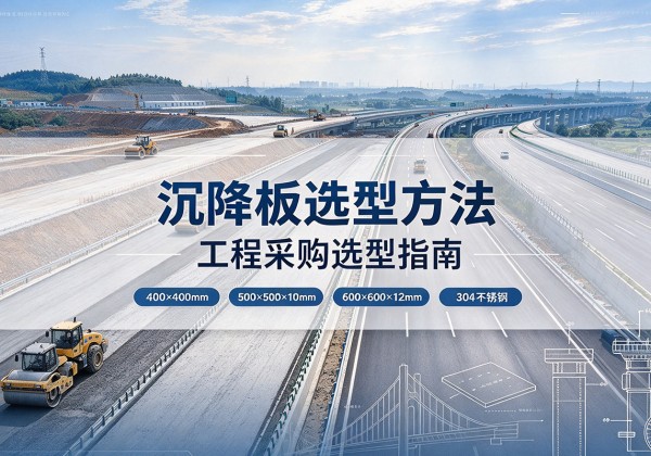江海沉降板选择方法